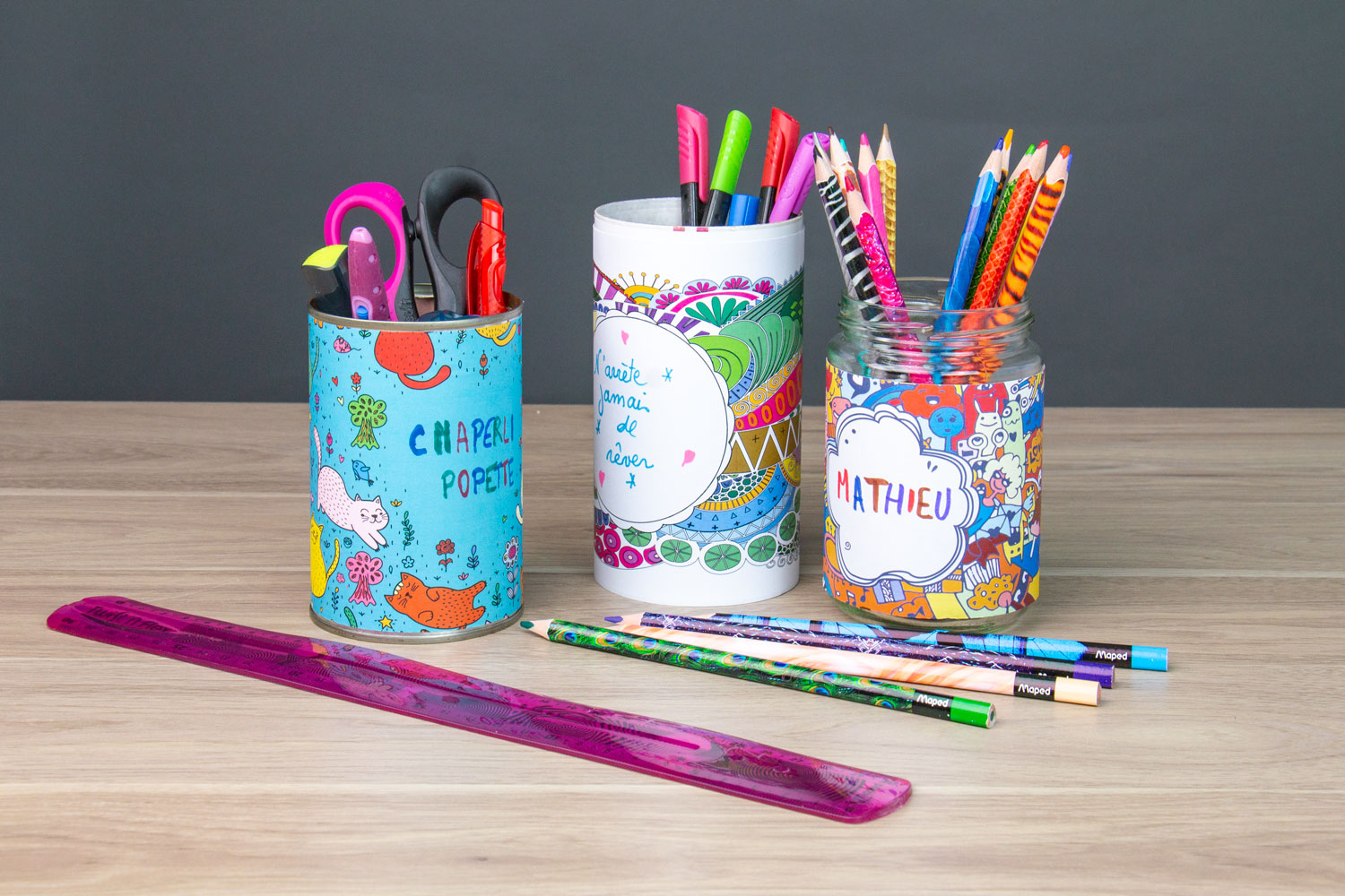 Activité Enfant - Créez un pot à crayons fun et coloré pour enfant !