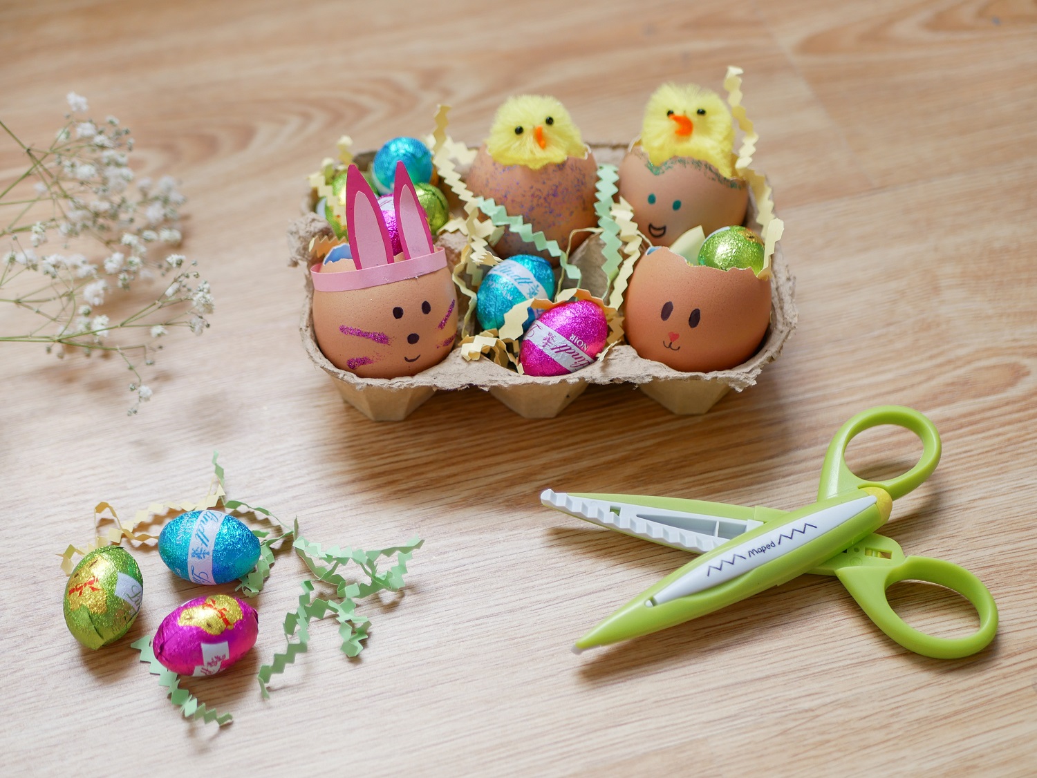 Atelier enfant : faire des œufs de Pâques originaux avec des