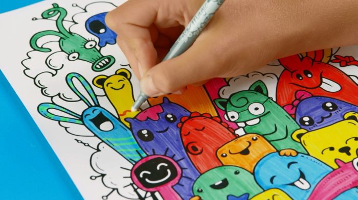 Cahier de coloriages et d'activités créatives pour les enfants