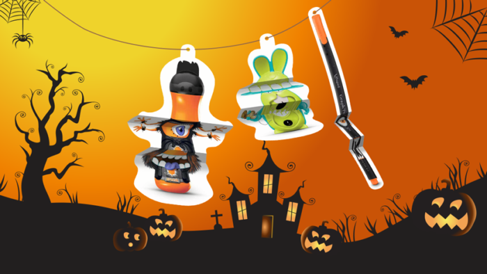 Activite créative pour enfant : DIY tuto Halloween monstres en papier