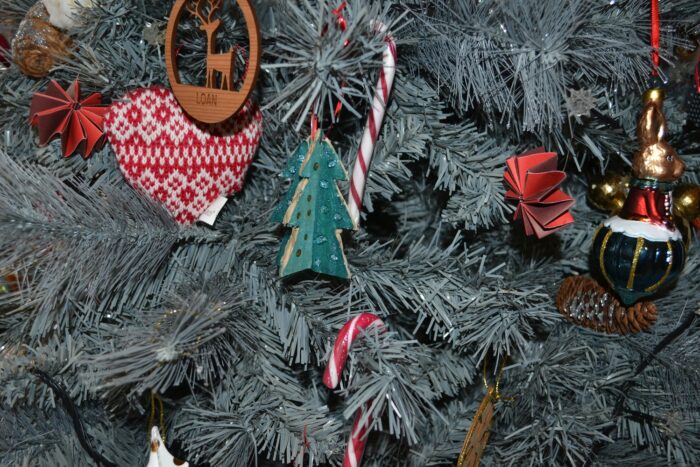 decoration de noel en carton sapin