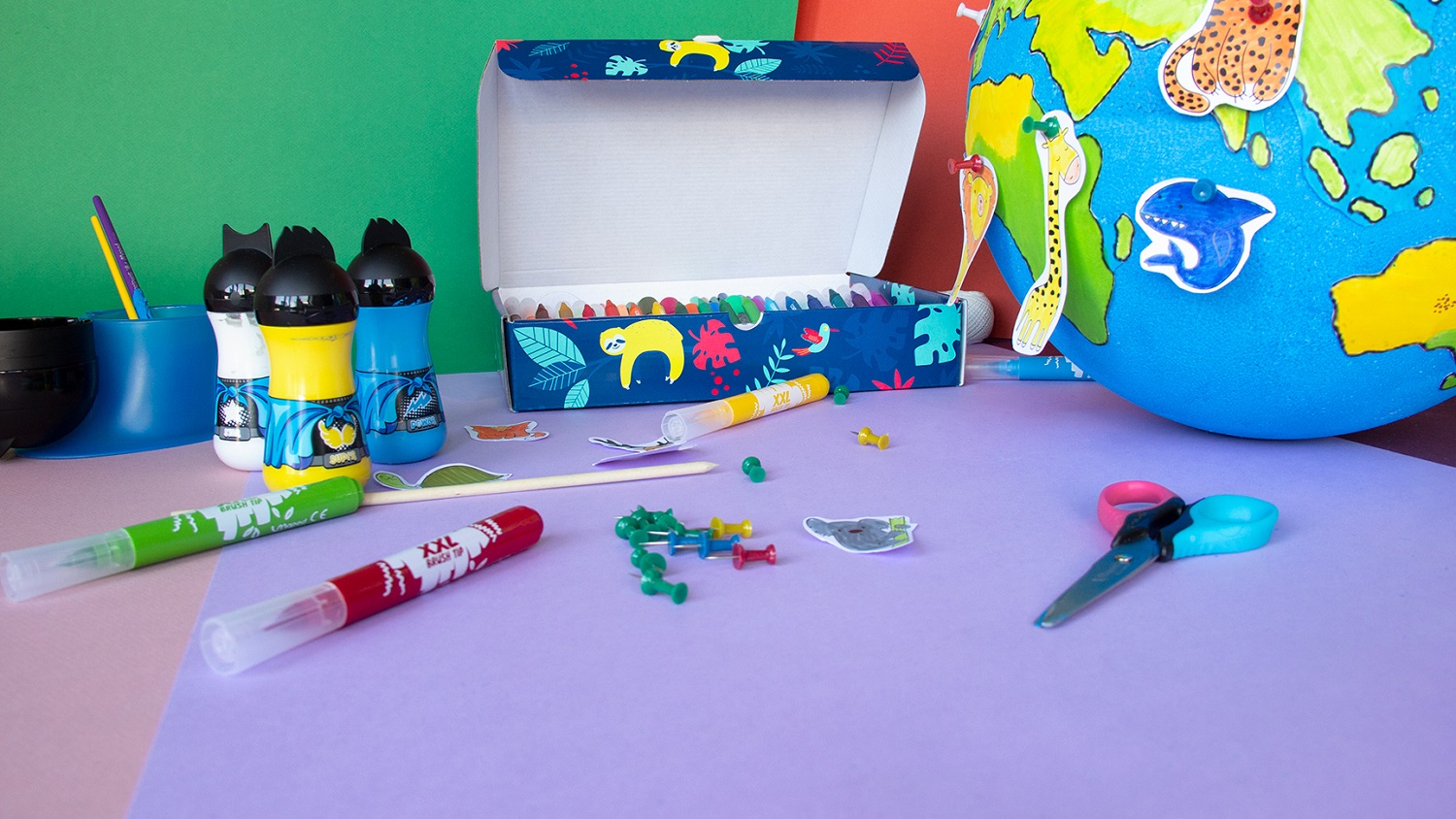 Maped Mapiwee Activité créative enfant DIY fabriquer un globe terrestre