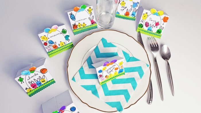 Décoration de table pour Pâques