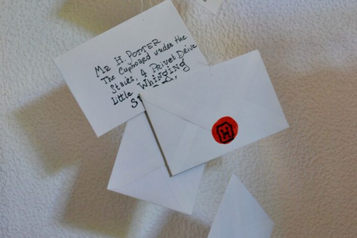 DIY Harry Potter lettre d'admission à Poudlard