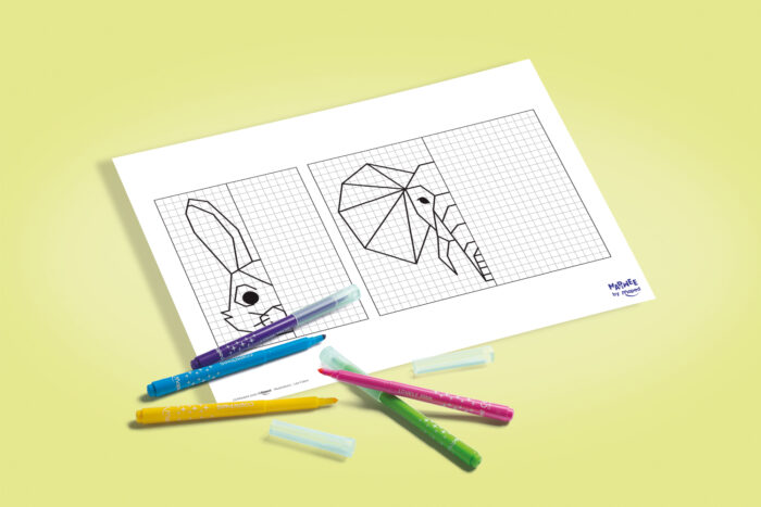 mapiwee-by-maped-dessiner-symetrie-lapin-elephant