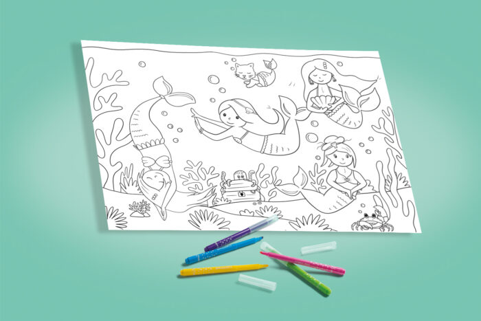 cahier de coloriages sirènes et pirates