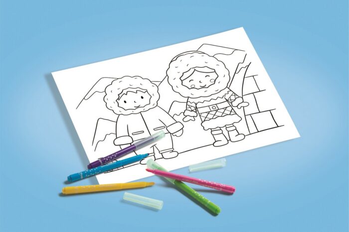 Cahier de coloriages Vive l'hiver
