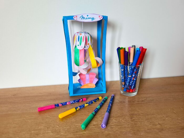 Mapiwee by Maped fabriquer une méduse et son aquarium en papier