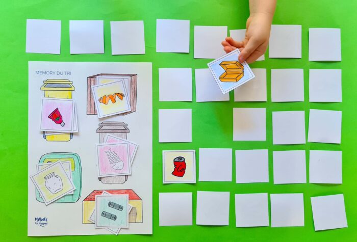 Tuto pour fabriquer un jeu memory sur le tri sélectif