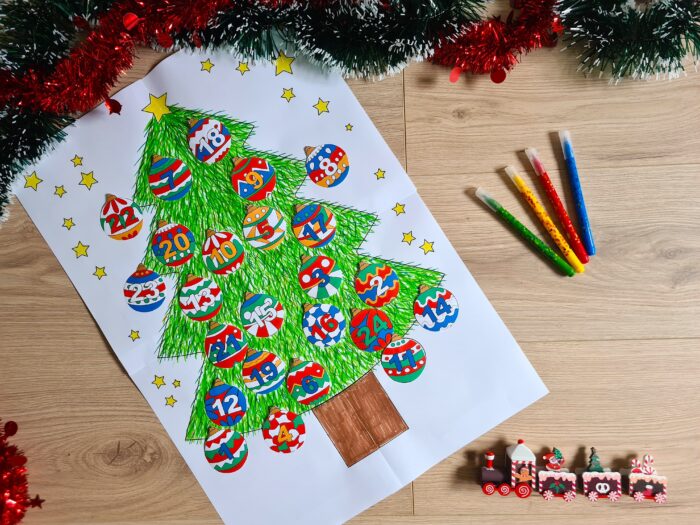 calendrier de l'avent à faire soi-même DIY noël pour enfant