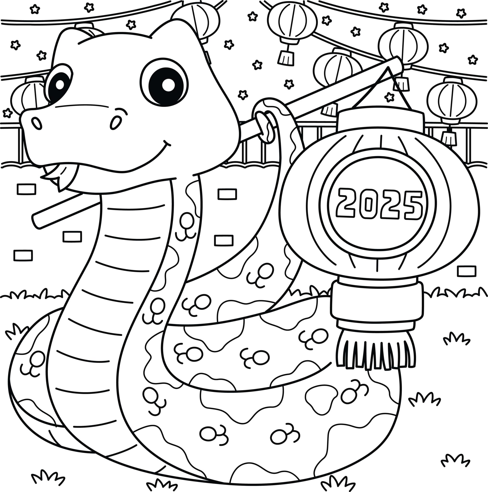 coloriage-nouvel-an-chinois-serpent-2025-à-imprimer-mapiwee-by-maped