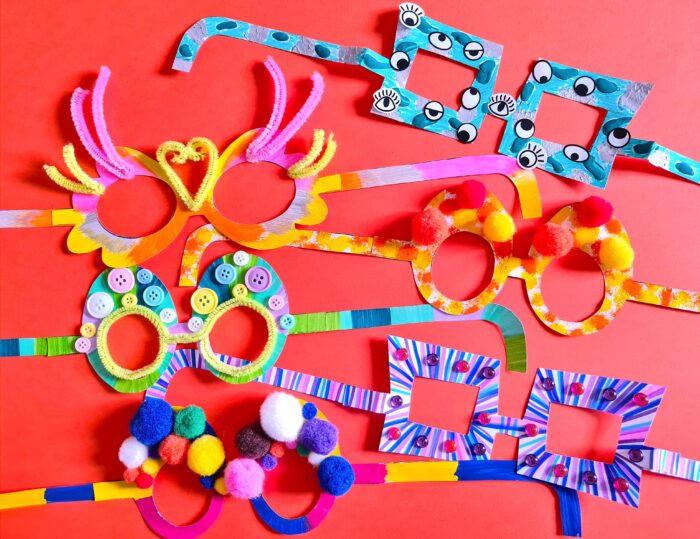 diy enfant carnaval fabriquer des lunettes en papier