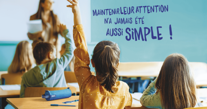 fournitures scolaires pour aider les enfants à se concentrer en classe