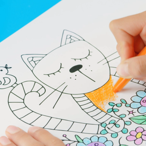 Cahier de coloriages et activités créatives