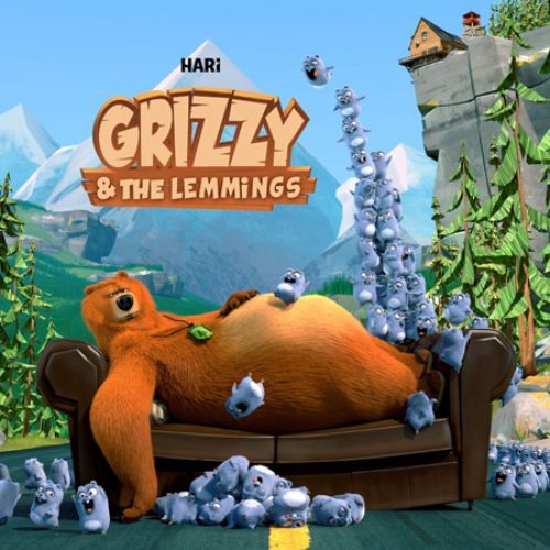 Cahier de coloriages Grizzy et les Lemmings