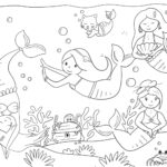 sirènes et pirates à imprimer