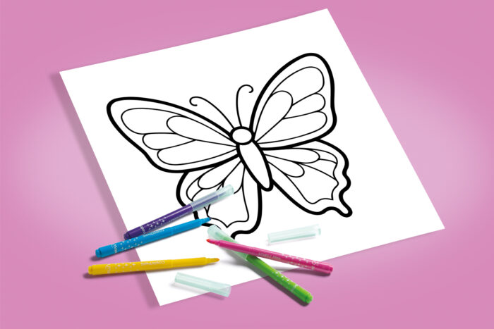 Coloriage papillon à imprimer
