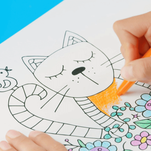Cahier de coloriages et activités créatives
