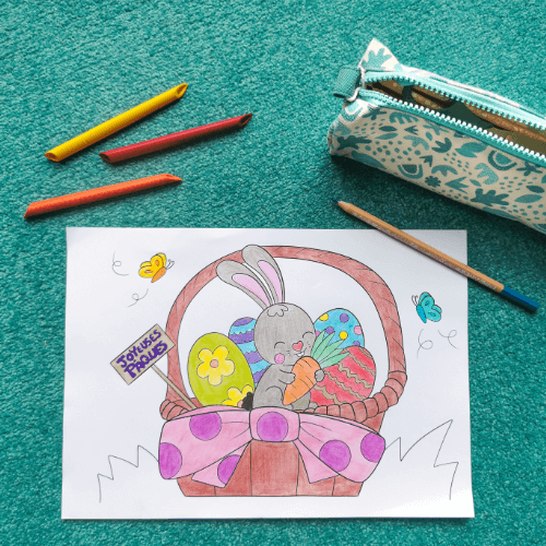 Cahier de coloriages et jeux pour Pâques