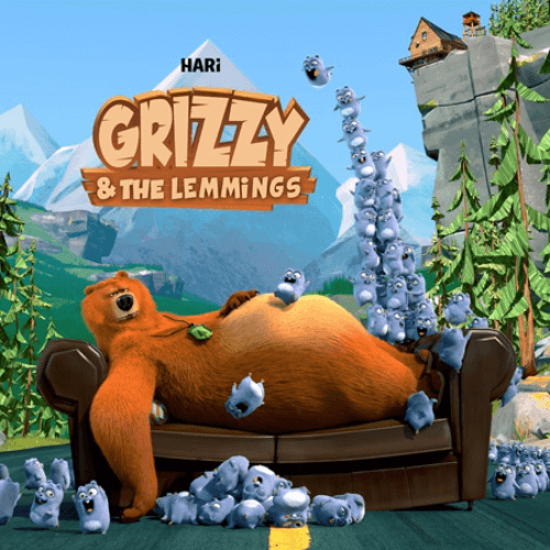Cahier de coloriages Grizzy et les Lemmings