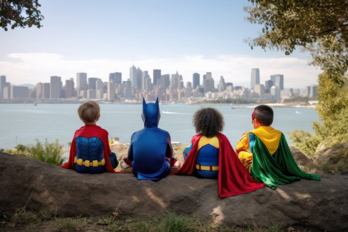 les super-héros préférés des enfants image de couverture
